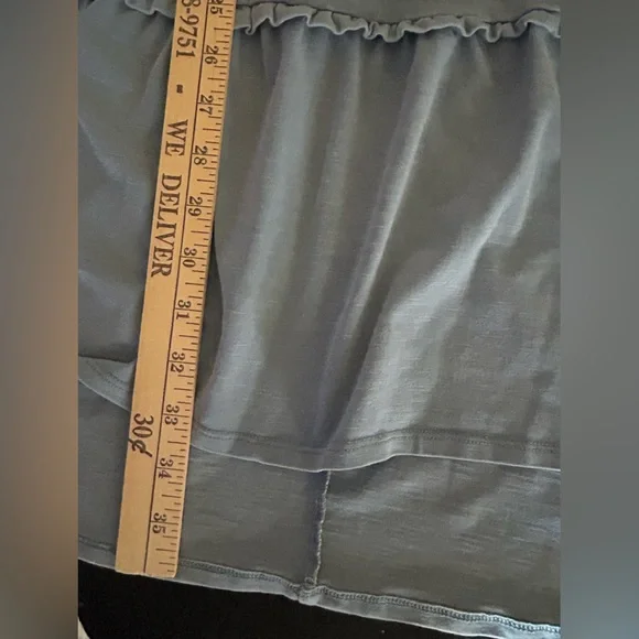 Knox Rose Babydoll Boho Dress Tiered Tassels Crochet Lace Size XL - Picture 8 of 9